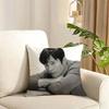 Musife Lee Byung Hun actor Cushion Cover Reversible Plush Pillow Cover Soft Fluffy Home Decor for Sofa Bedroom