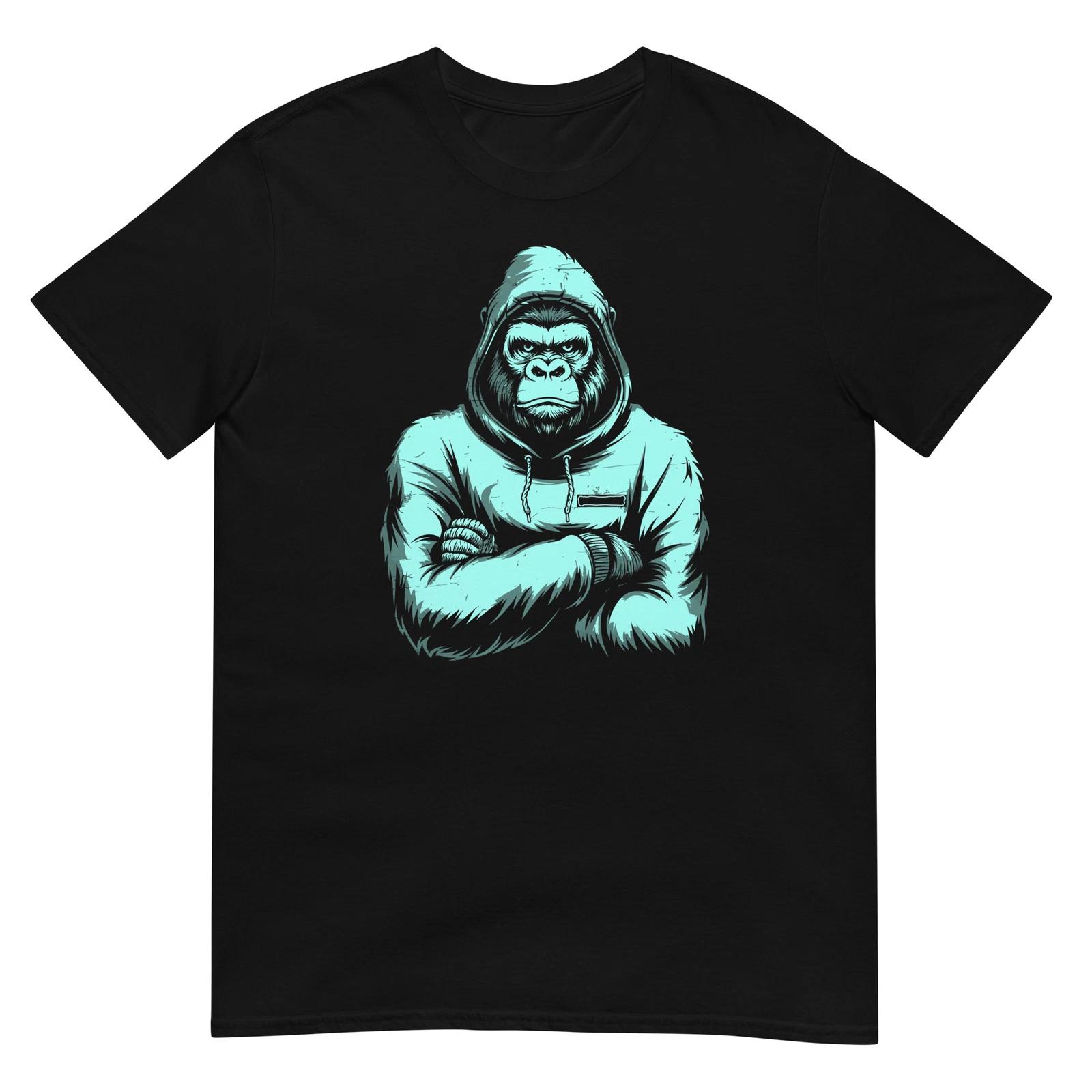 Gorilla Silverback T-shirt Silver Back Jungle King Design Unisex Tshirt S