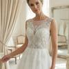 European Style Beaded Sequins Lace Patch White Wedding Dress Applique  Wedding Dress