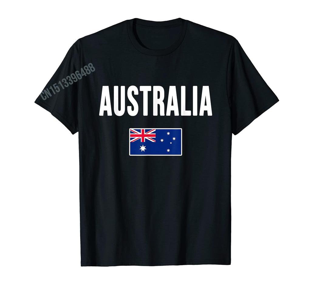 ZX More Design Australia Day Funny Australian Map Flag Patriotic TShirt For Men Women T Shirt Hip Hop Tops Cotton Tees
