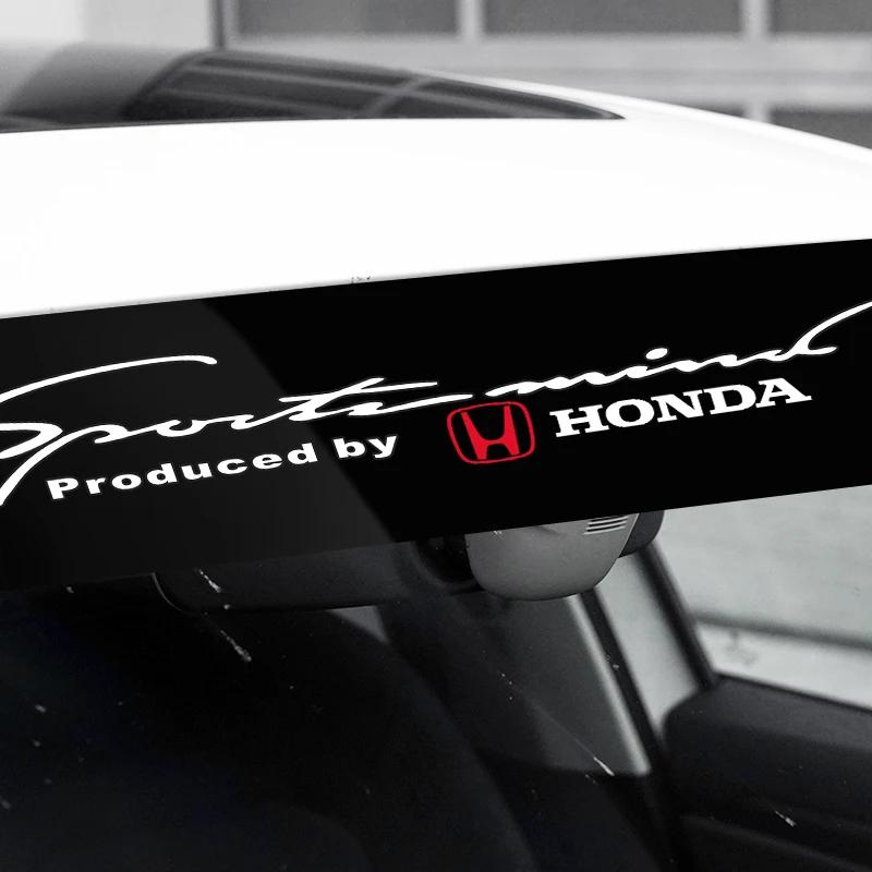 PCVHD1 Car Front Window Shade Decorative Sticker For Honda Civci FIT CRV Accord Jazz HRV Dio Stepwgn Prelude Odyssey City CRX Pilot