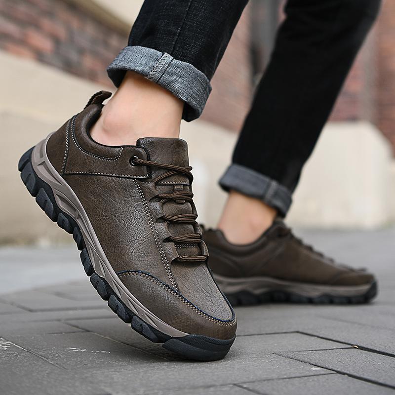 Outdoor Wanderschuhe Berg Trekkingstiefel Schwarz Wasserdicht Camping Sneaker für Herren Sicherheit Klettern Sport Taktische Herrenschuhe