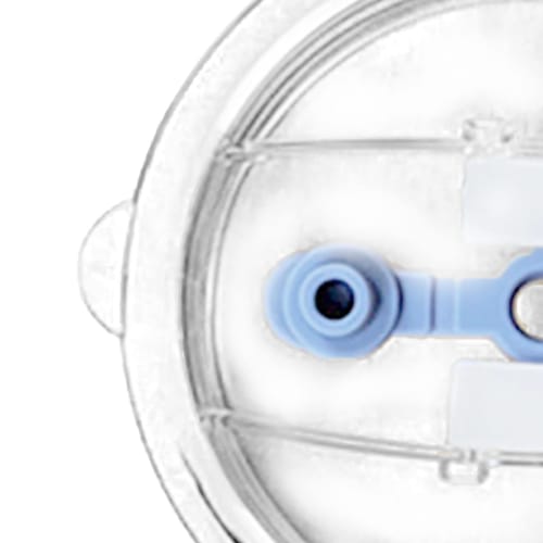 30oz Cup Lid, Replacement, Heat-Resistant, Airtight, Black, with Silicone Seal, Non-Slip (White)