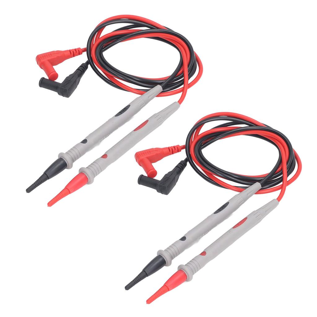 2 Sets Multimeter Test s Silicone Testing Probe Needles Electrical Test Wire Kit Universal 1000V 10A