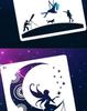Cross-Border Romantic Starry Sky Painting Template: DIY Wall Art Tracing Board
