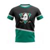 Nuova T-shirt Estiva da Uomo Girocollo Squadra di Hockey su Ghiaccio Stampa 3D alla Moda Casual Sportiva Design Leggero Manica Corta Abbigliamento Maschile