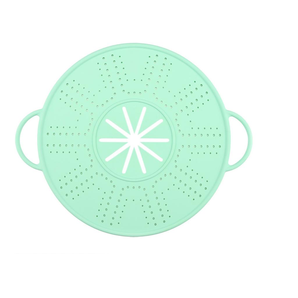 Silicone Proof Screen Cover With Folding Handle, Heat Insulation Pad, Filter, Drainage Board, Frying Pan Oil-proof Guard