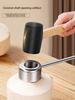 Stainless steel coconut opener 3-piece set,rubber hammer and scraper,easy to use,coconut chicken,coconut ice cream,coconut juice