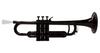 ZO Plast trompet Svart TP-05BK Farge (Svart trim)