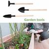 Set di 3 pezzi di attrezzi da giardinaggio Mini pianta fiore pala rastrello combinazione utensili a mano Tre pezzi vaso piccola pala giardino piccola pala di ferro