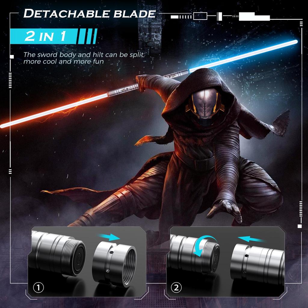 Popular Cross-Border Metal Lightsaber Toy - Glowing Stick Sword for Kids' Gifts and Street Stalls.