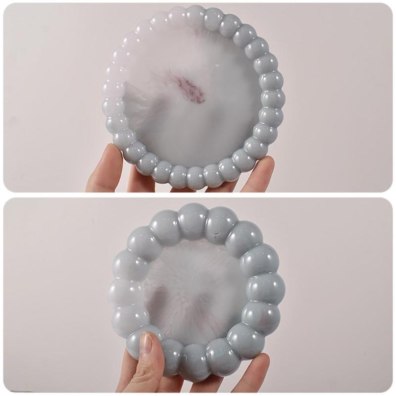 Coaster Molds for Resin Casting,Bubble Resin Coaster Molds Silicone Coaster Molds for Epoxy Resin DIY-Home Decorations