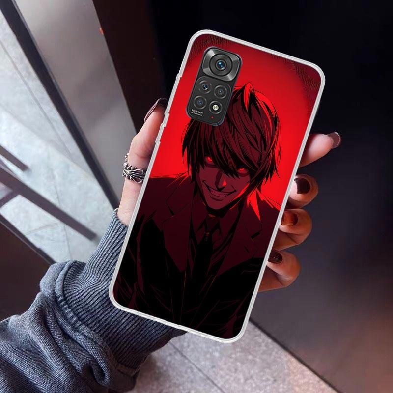 Coque de téléphone N-Note D-Death Yagami Light Pour Xiaomi Redmi Note 10 11 12 13 14 15 Pro Plus 11S 12S 14S 11T 11E 10S Dos Souple en TPU