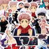 10/30/55pcs Cartoon Jujutsu Kaisen Stickers Cool Itadori Yuji Graffiti Decals DIY Stationery Suitcase Classic Anime Sticker