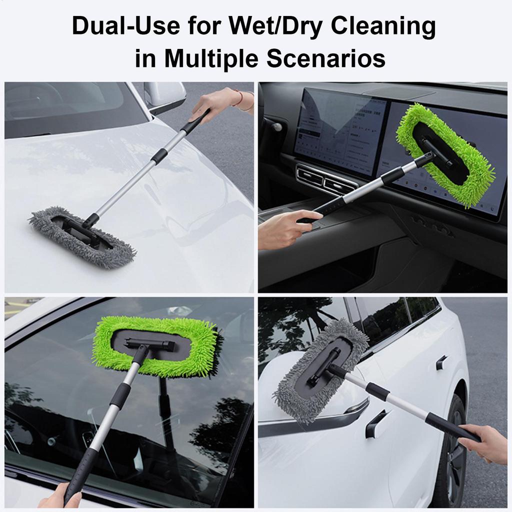 Windshield Cleaning Tool Frost Removal Telescopic Car Wash Mop For Cleaning Wash Glass Automotive Detailing Truck Floors Window