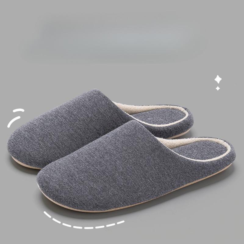 

Бесшумная обувь, домашние мягкие теплые и дышащие хлопковые тапочки Fits 39-40