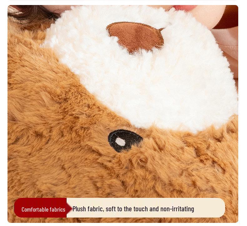 Cute Heart Bear Plush Toy - Soothing Teddy for Birthday, Cushion, or Sleep Companion