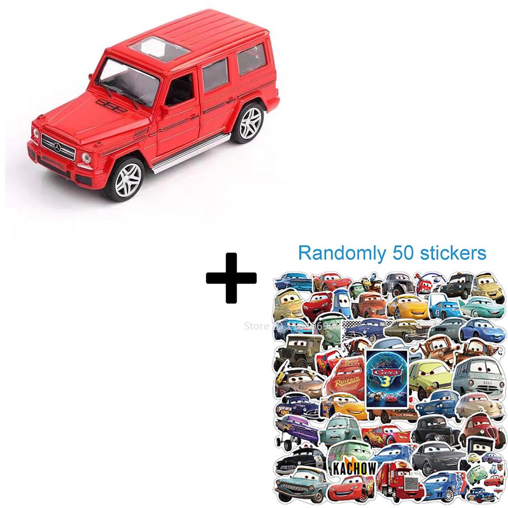 1:32 Scale G65 Alloy Diecast Toy Car Models 4 Doors Opened Sound Light Pull Back Hihgh Simulation SUV Vehicles for Kids Presents