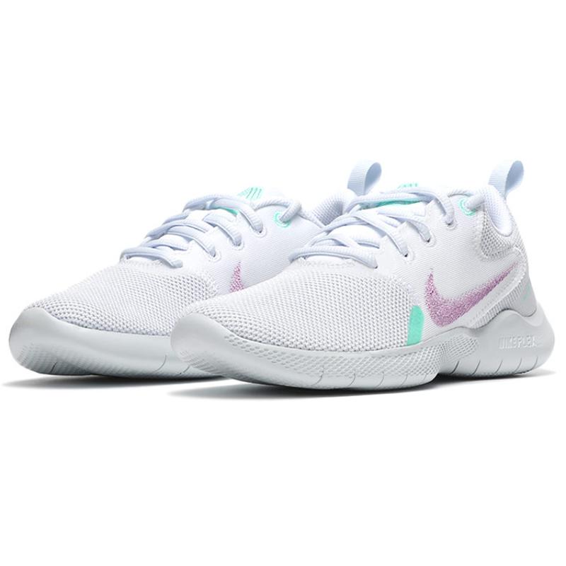Nike Flex Experience Run 10 White Violet Shock Women's Sneakers CI9964-101