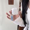 Small fresh blue wave point bow for AirPods 1 /pro1 earphone protective case cover two or three generations of new women