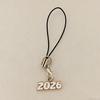 2026 Year Lanyard, Retro-Style Multi-Color Phone Charm, Portable Anti-Loss Lanyard, New Year Commemorative Decorative Item