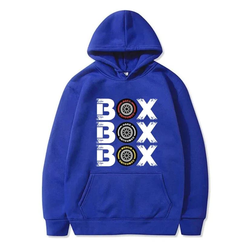 Box Hodies F1 Tyre Compound V2 Sweatshirts  Long Sleeve Top Oversized Hooded Funny Games Men Clothing Y2k Clothes