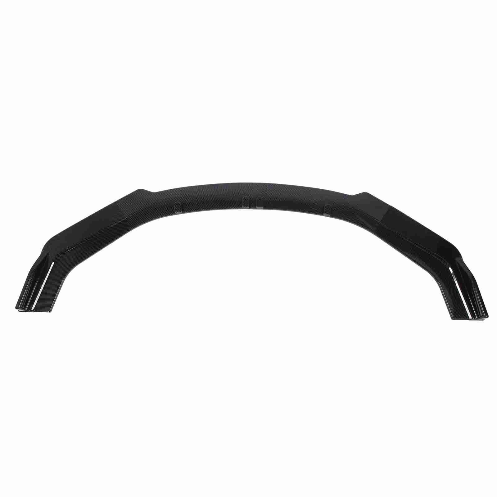 

4 Piece Bumper Lip Splitter Spoiler Carbon Fiber Pattern Rugged Front Bumper Lip Diffuser Universal for Car