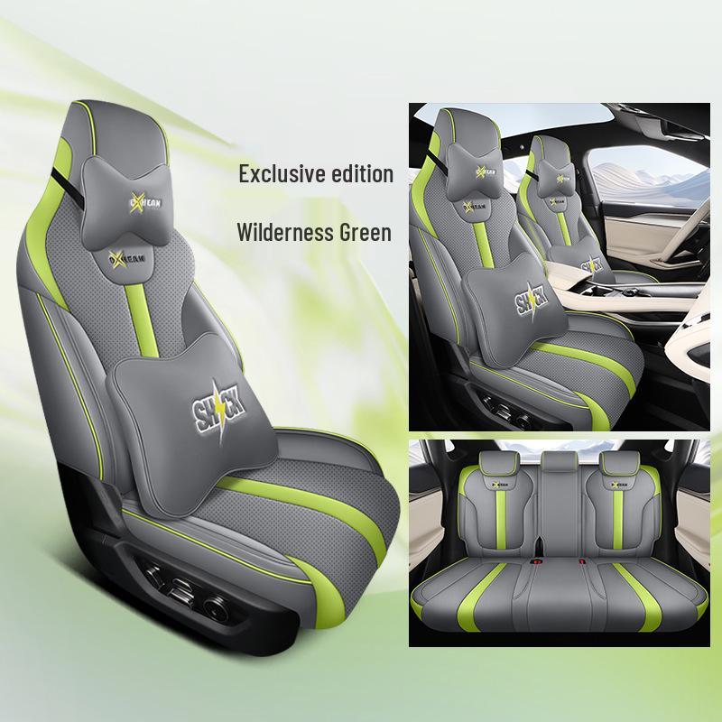 New Model Full Leather Car Seat Cushion for BYD Song L - Universal Four Seasons Use