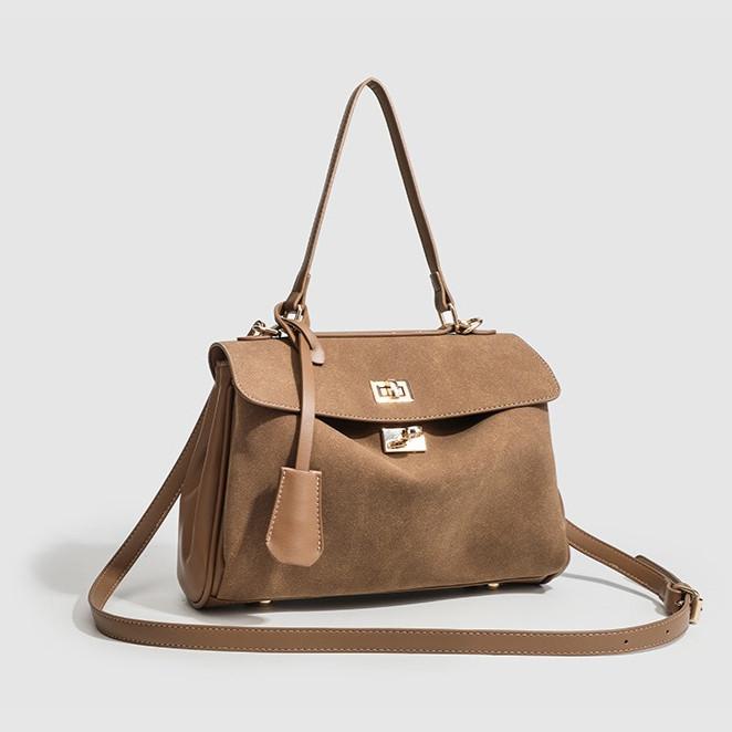IELGY High-End Ladies Tote Bag Spring New Style Fashion One-Shoulder Messenger Bag Fashion Retro All-Match Fashion Bag