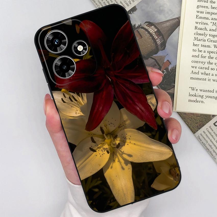 For Infinix Hot 30 20 12 11 Play 30i 20i 20S 12i 11S Phone Covers Cute Couple Piggy Patterns Matte Silicone Fashion Cases For Infinix Cellphone Caisng