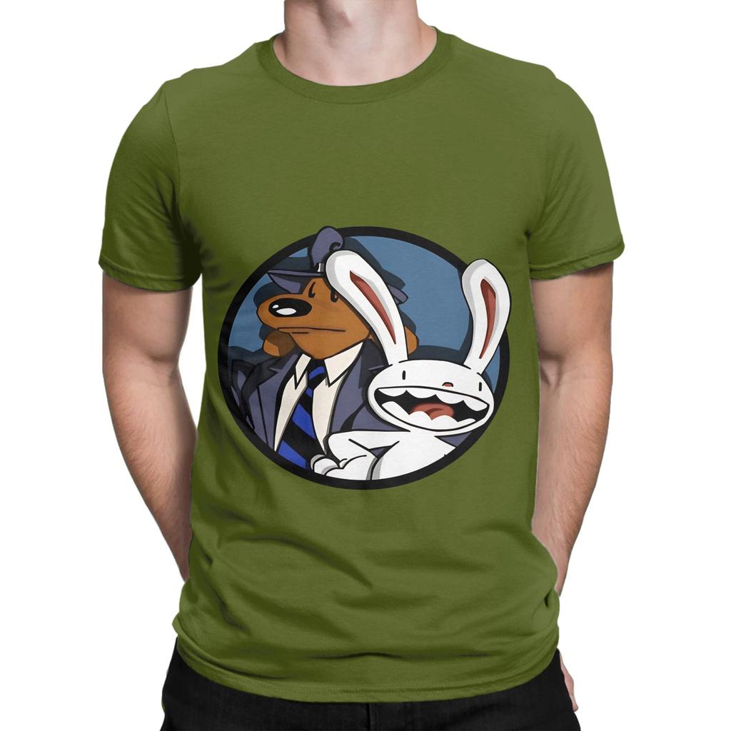 Sam And Max Hit the Road Poster Graphic 100 Cotton TShirt Sam And Max Hit the Road Tops Tees For Unisex