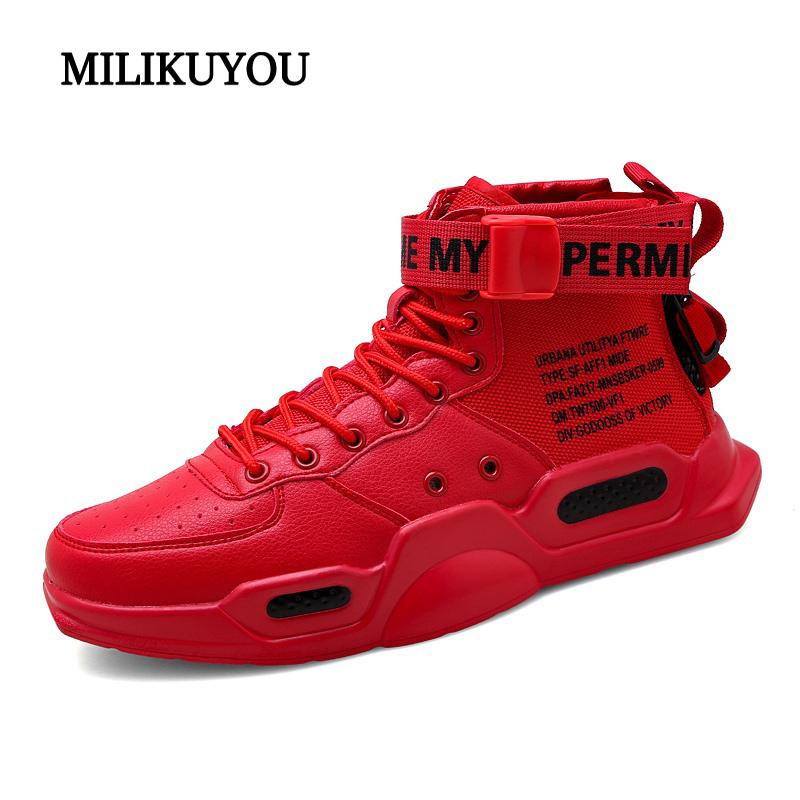 Men Shoes Sneakers Hip Hop Red Bottom Mens Causal Shoes Adult Breathable Luxury Shoes Tennis Trainers Zapatos Hombre  Autumn