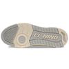 Li Ning Rookie Hoody Trendy Durable Lightweight Low-Top Retro Basketball Shoes Men Sneakers Gray White ABCS027-12