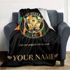 Name Custom Venezia FC Print Flannel Blanket High Quality Warm Comfortable Cover for All Seasons Perfect for Gifts Home Decor