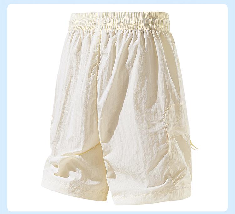 Unisex Quick-Dry Lightweight Ice Silk Cargo Shorts