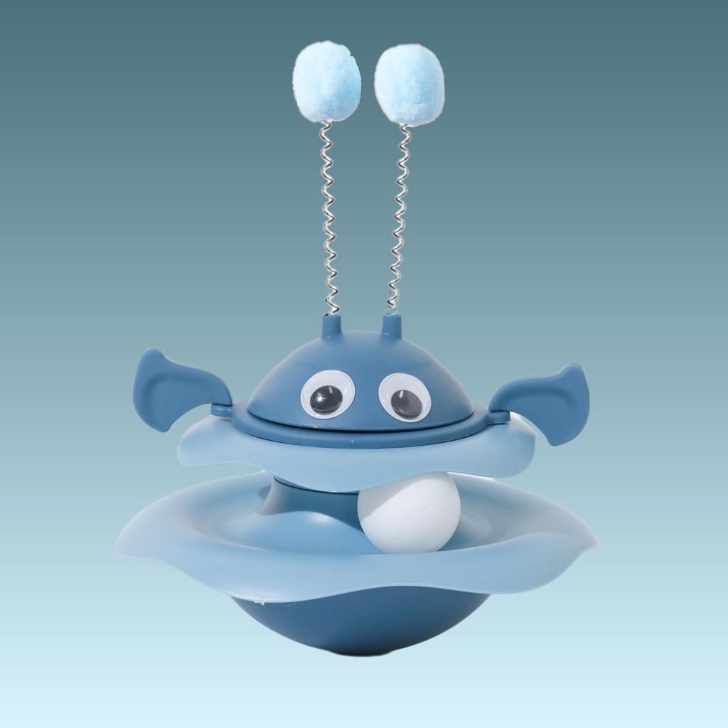 Cat Toy Set With Inflatable Bee Wobbler And Play Wheel For Interactive Play And Gift