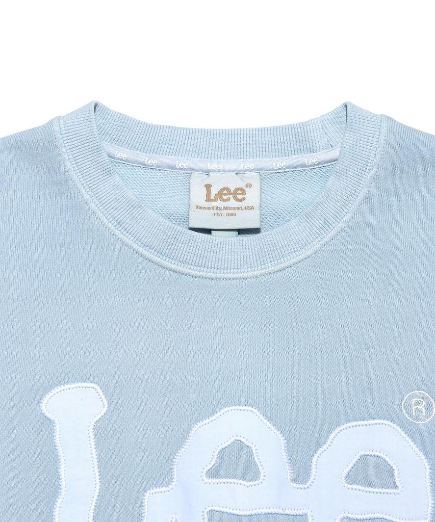 LEE Women Big Twitch Logo Dyed Sweatshirt Classic Blue