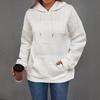 Damen Übergröße Herbst/Winter Casual 3D Buchstaben Jacquard Rundhals Pullover Sweatshirt