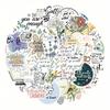 50pcs Bible Quote Stickers, Cartoon Graffiti Decoration Stickers For Laptop Water Bottle Luggage Helmet Skateboard Stationery Motorcycle