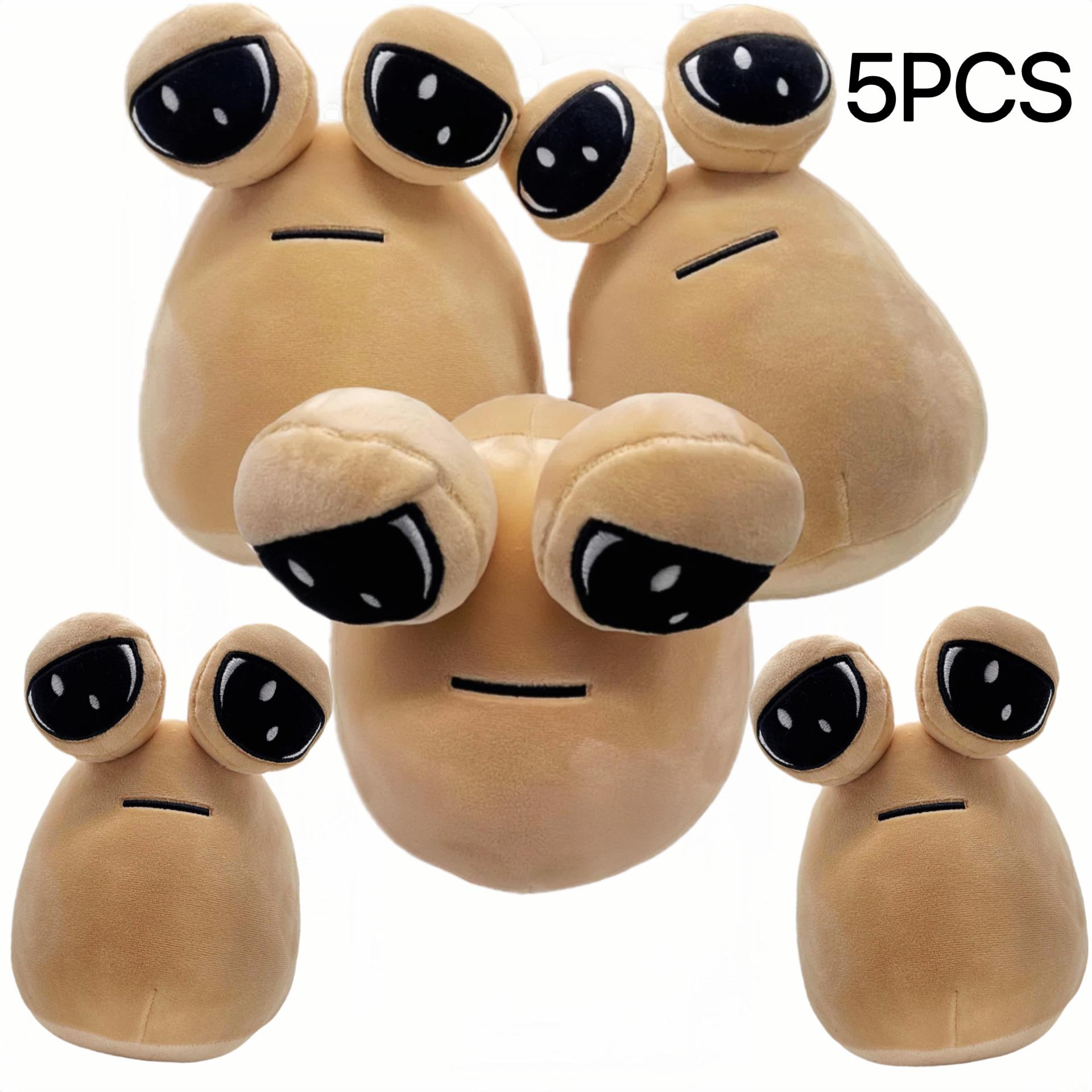 

1-6 шт. 22 см аниме-игра The Maw My Pet Alien Pou Kawaii мультфильм плюшевые игрушки детские подарки на день рождения Рождество