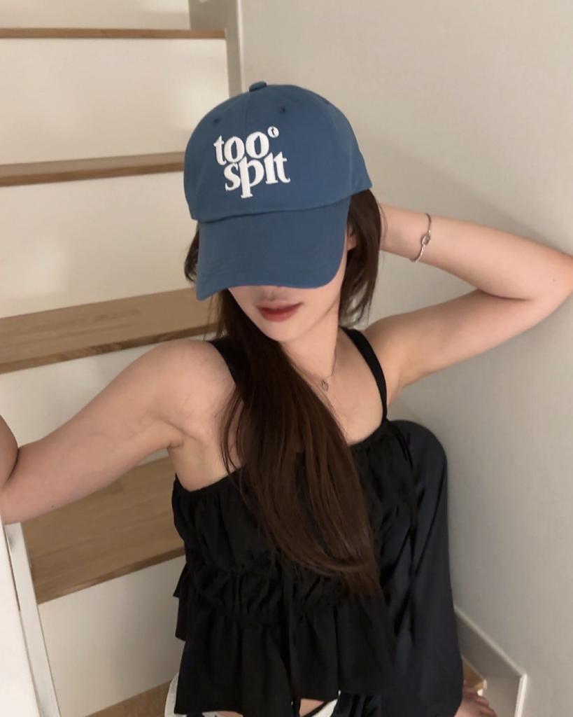 Tueseupis Volume Logo Ball Cap (Mid Blue)
