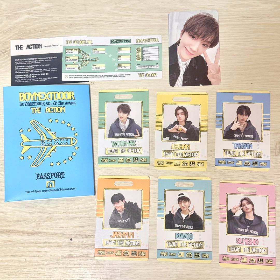

[USED] BOYNEXTDOOR The Action Weverse Album Unac