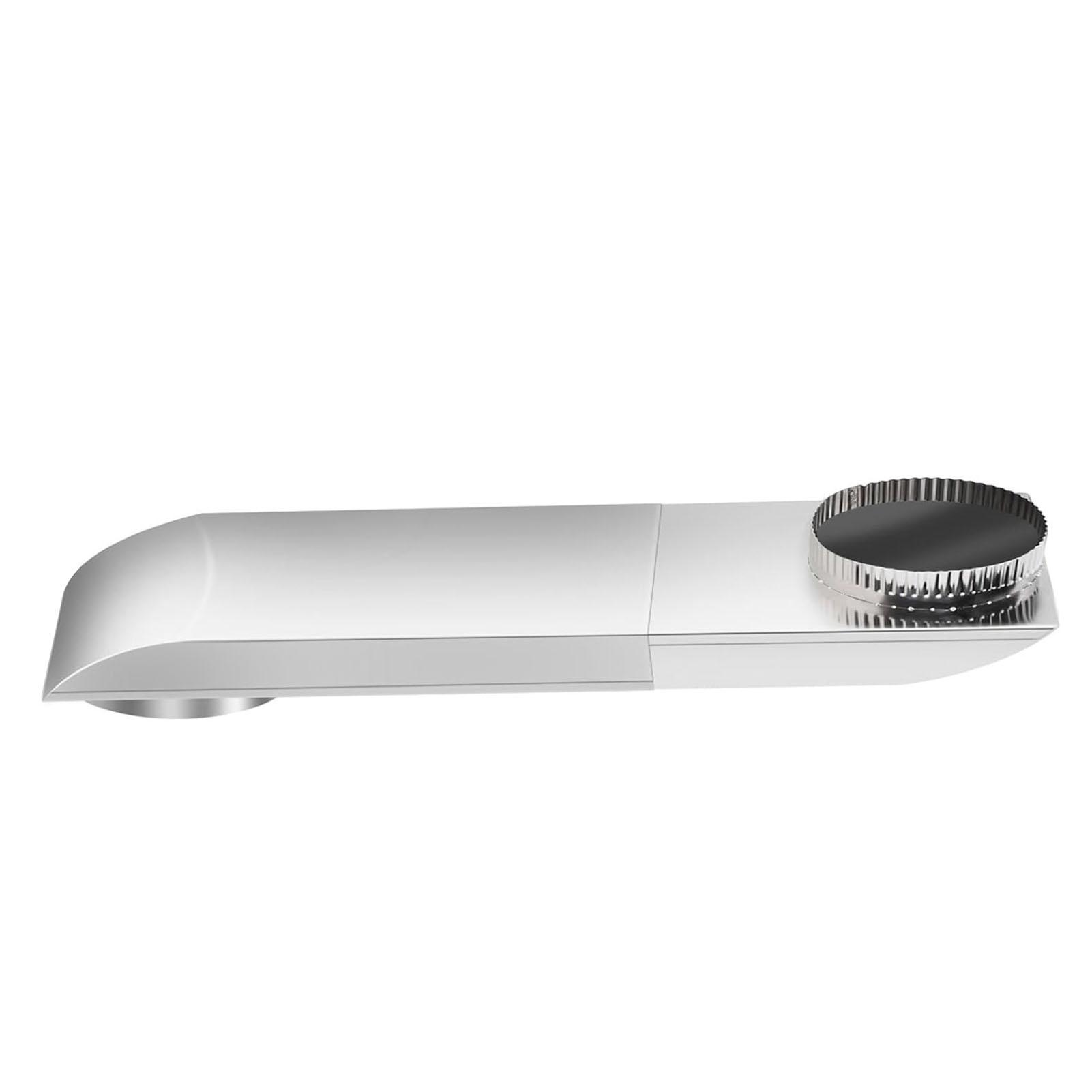 

4 Inch Dryer Vent Connector Stainless Steel Telescoping Dryer Duct Adapter for Tight Spaces 9.5 to 14.5 Inch Adjustable