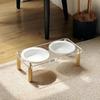 Protect Cervical Spine Raised Cat Feeder Cat Drinking Feeding Bowl  Cat Accessories