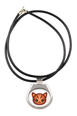 Bengal – Pendant Necklace with Graphic On a Chain Strap |