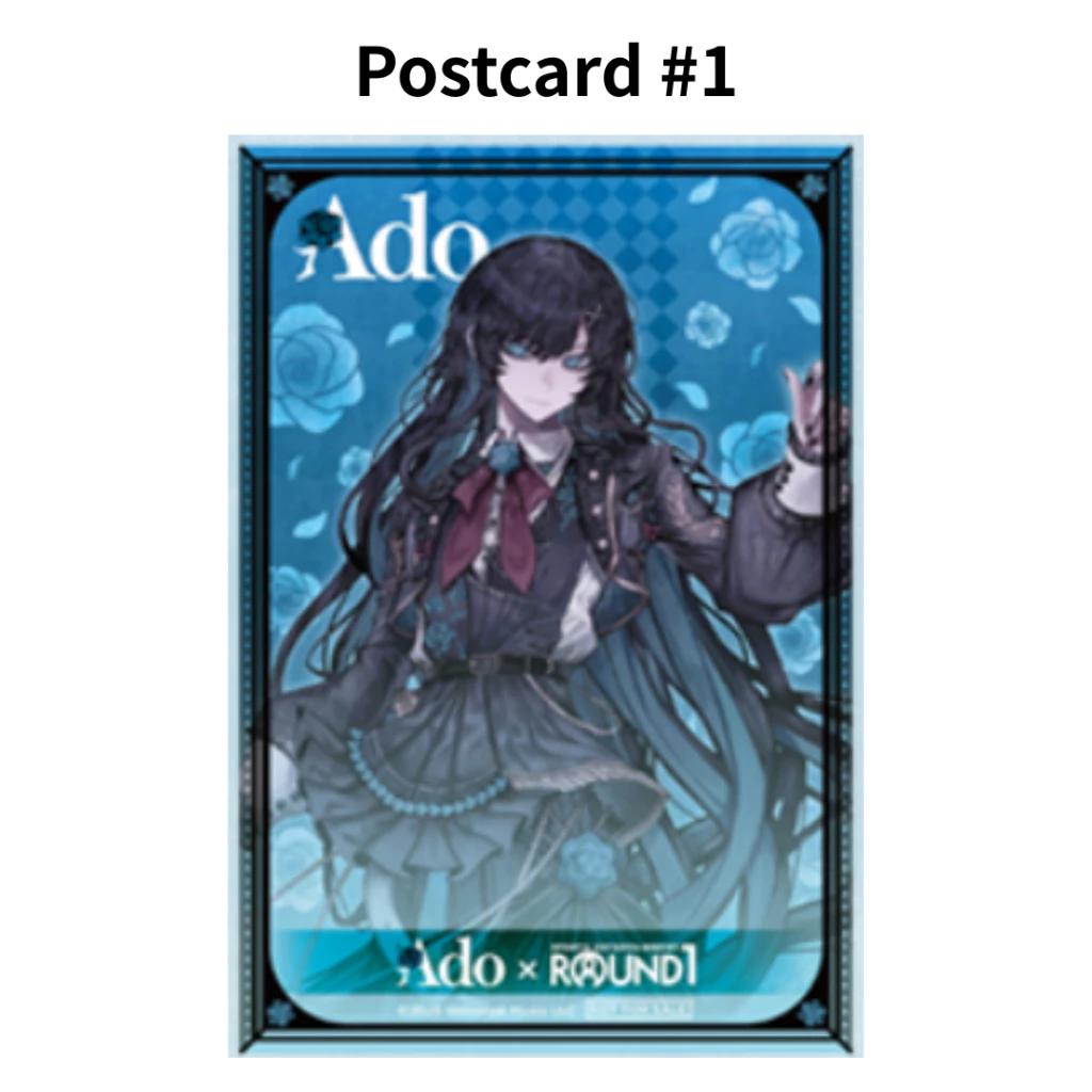 Brand-New Ado × ROUND1 Collaboration Goods Japan Limited – Figure Winter Ver. / Penlight Case (Black, White) / Storage Box (Black, White)