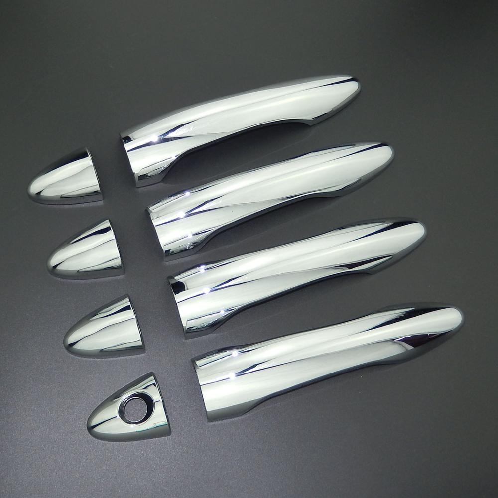 For Kia Optima K5 2010-2015 Car Chrome Styling Side Door Handle Covers Trims & Door Bowl Cover 2011 2012 2013 2014 Free