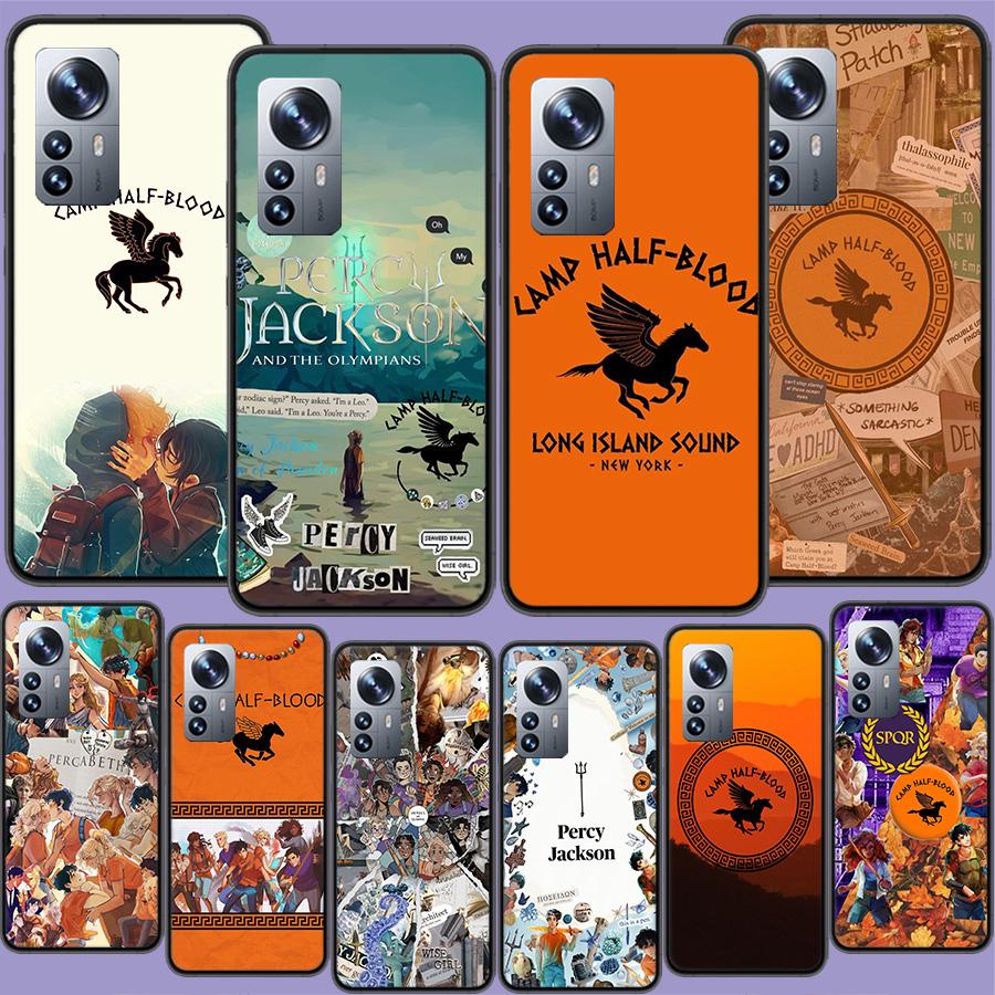 P-Percy J-Jackson Poseidon Camp Half-Blood Phone Case For Xiaomi 15 Poco X7 X6 F7 14 Ultra Mi F6 F5 F4 F3 X5 X4 X3 M6 Pro M5 M5S
