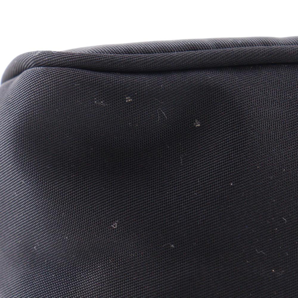 Prada Hobo Schultertasche MV515 Mini Handtasche schwarz Nylon Damen Gebraucht