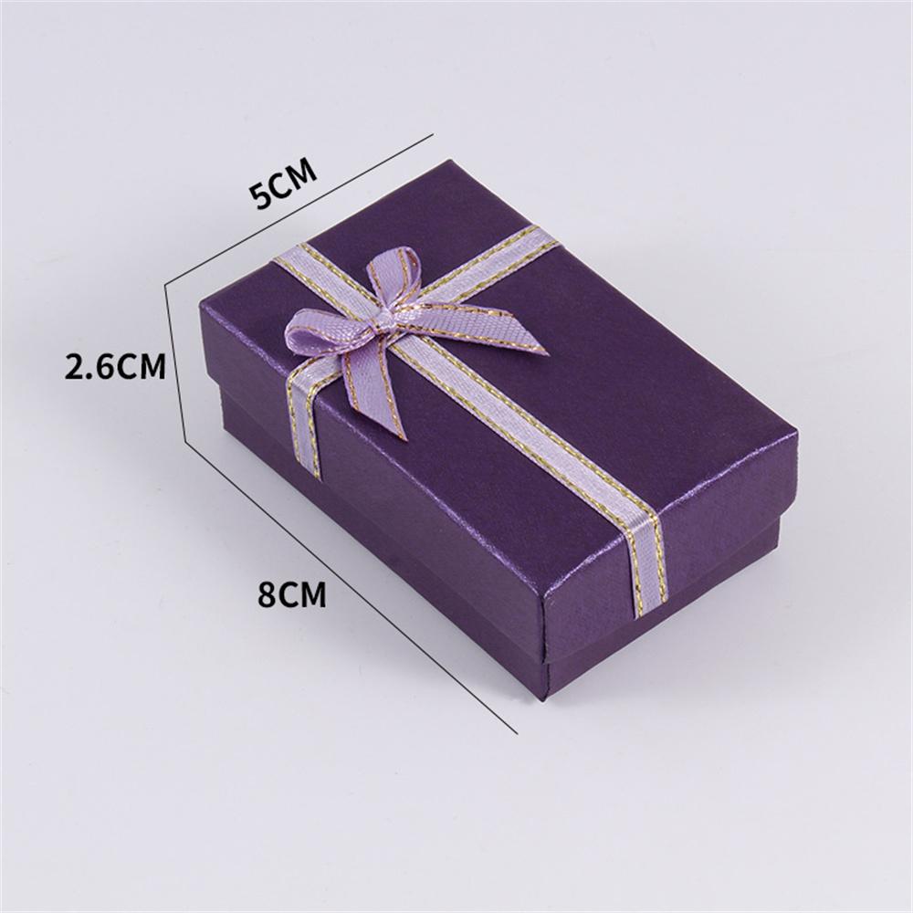 Jewelry Box For Engagement Ring Earrings Necklace Bracelet Bowknot Box Earrings Bracelets Boxes Shape Gift Packing Party Supply